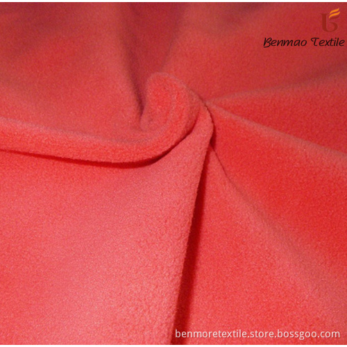 Antipilling Polar Fleece Fabric/Elastic Polar Fleece/Polyester Spandex Polar Fleece